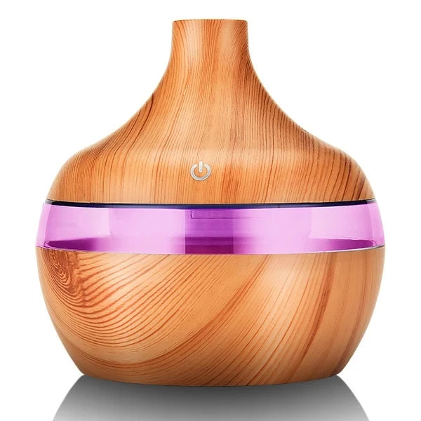 300ml Electric Wood Humidifier| Aromatherapy & Mist Maker