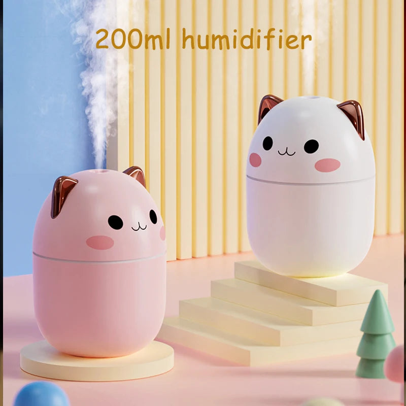 200ml Portable Humidifier | Aromatherapy & Mist Maker
