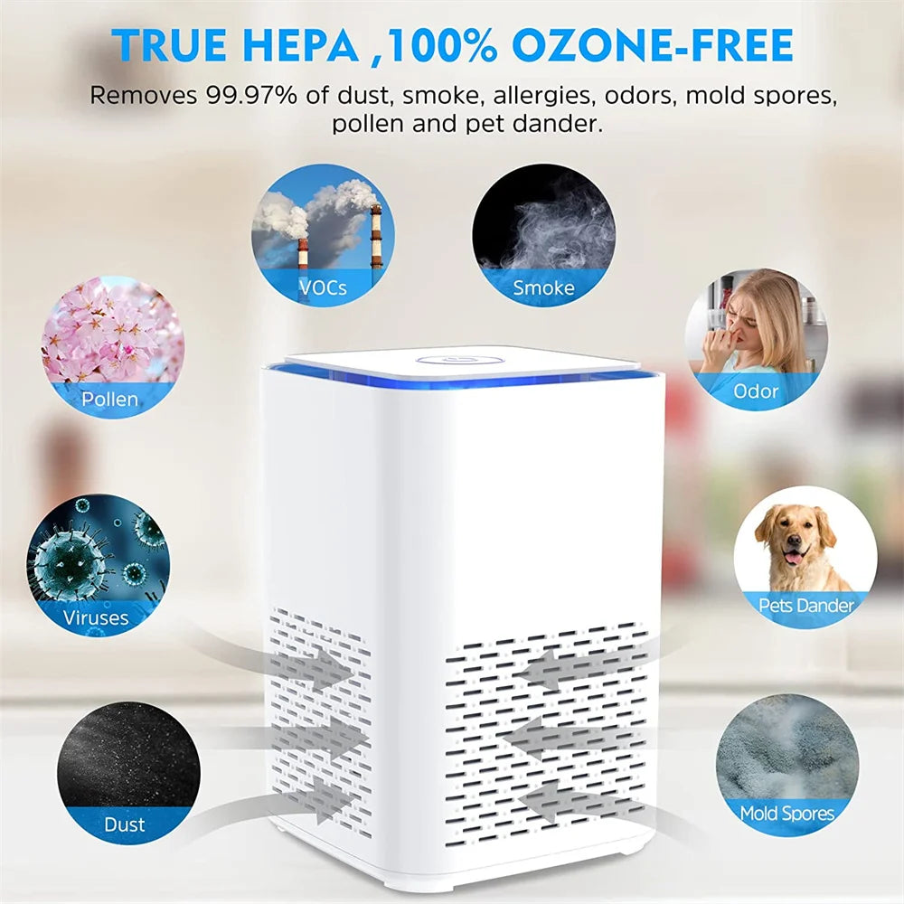 HEPA Purifier | Ionization & Filtration