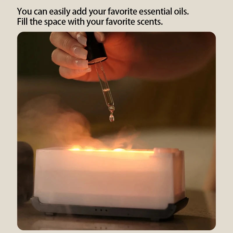 Flame Aroma Humidifier | Aromatherapy & Mist Maker