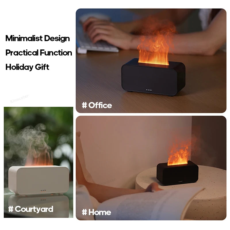 Flame Aroma Humidifier | Aromatherapy & Mist Maker